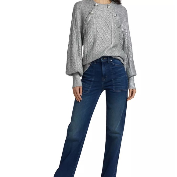 Veronica Beard Grady Merino Wool Blend Sweater - Picture 5 of 6